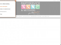 partyservice-niessner.de Webseite Vorschau