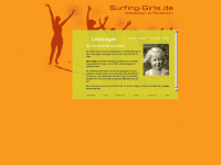 surfing-girls.de Webseite Vorschau