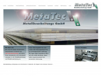 metatec-metallbearbeitungsgmbh.de Webseite Vorschau