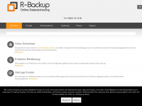 r-backup.de Webseite Vorschau