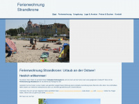 kuehlungsborner-strandkrone.de Webseite Vorschau