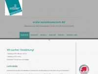 metallbaumueller-ag.ch Webseite Vorschau