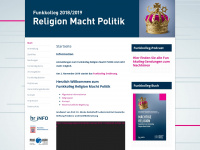 funkkolleg-religionmachtpolitik.de Webseite Vorschau