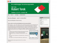 robert-terek.com Webseite Vorschau
