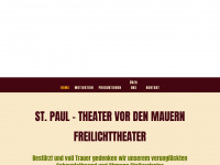 stpaul-theatervordenmauern.jimdo.com Webseite Vorschau