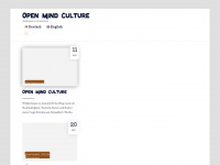 open-mind-culture.org Webseite Vorschau