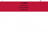 2-lions.de Webseite Vorschau