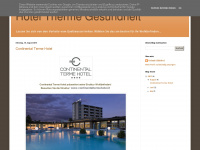 hotel-therme-gesundheit.blogspot.com Webseite Vorschau