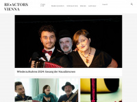re-actors.at Webseite Vorschau