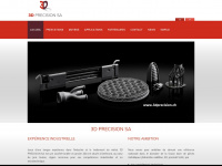 3dprecision.ch Webseite Vorschau