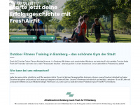 freshairfit.de Webseite Vorschau