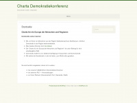 charta-demokratiekonferenz.org Webseite Vorschau