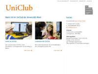 uniclub.at Webseite Vorschau