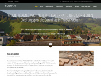 sonnhas.ch Webseite Vorschau