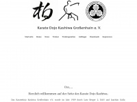 karate-grossenhain.de Webseite Vorschau