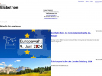 elsbethen.eu Webseite Vorschau