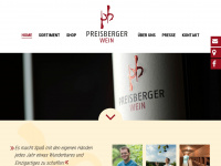 preisberger.at Webseite Vorschau