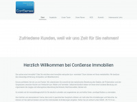consense-immobilien.jimdo.com Webseite Vorschau