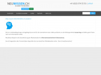 neuwissen.ch Webseite Vorschau
