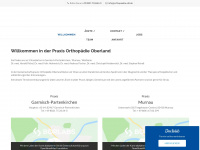 orthopaedie-obl.de Webseite Vorschau