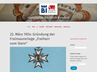 historischer-rueckklick-bielefeld.com Webseite Vorschau