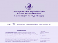 privat-physiotherapie.de Webseite Vorschau