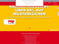 megakuechenwelt.de Webseite Vorschau