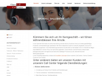 opencall-callcenter.com Webseite Vorschau