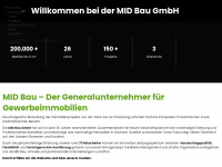 mid-bau.at Webseite Vorschau