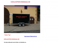 kühlkoffer-rheingau.de Webseite Vorschau
