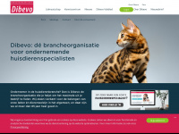 dibevo.nl Webseite Vorschau