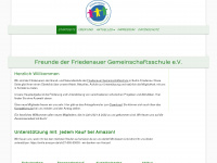 foerderverein-friedenauer-gs.de Webseite Vorschau