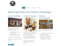 biohof-groestlinger.at Webseite Vorschau