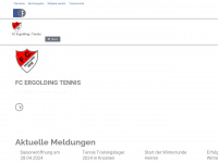 ergolding-tennis.de Webseite Vorschau