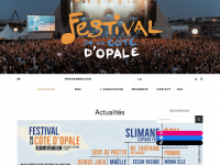 festival-cotedopale.fr Webseite Vorschau