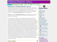 shastras.com Webseite Vorschau