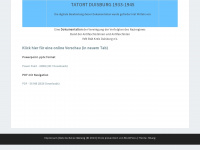 tatort-duisburg-1933-1945.de Webseite Vorschau