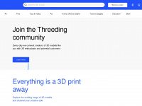 threeding.com Webseite Vorschau