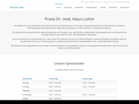 praxis-luther-internist.de Webseite Vorschau