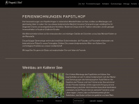 papstlhof.com Webseite Vorschau