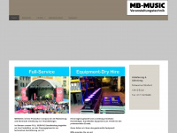 mb-music.net Webseite Vorschau