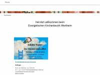 kirchenbez-wertheim.de Webseite Vorschau