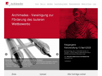 verein-archimedes.at Webseite Vorschau