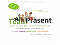team-praesent.at Webseite Vorschau