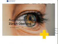 augentagesklinik-oberland.ch Webseite Vorschau