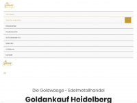 goldwaage-heidelberg.de Webseite Vorschau