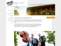 restaurant-wasserfall.ch Webseite Vorschau