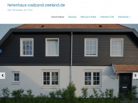 ferienhaus-cadzand-zeeland.de Webseite Vorschau