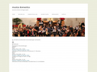 musicadomestica.ch Webseite Vorschau