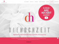 dh-diehochzeit.de Webseite Vorschau